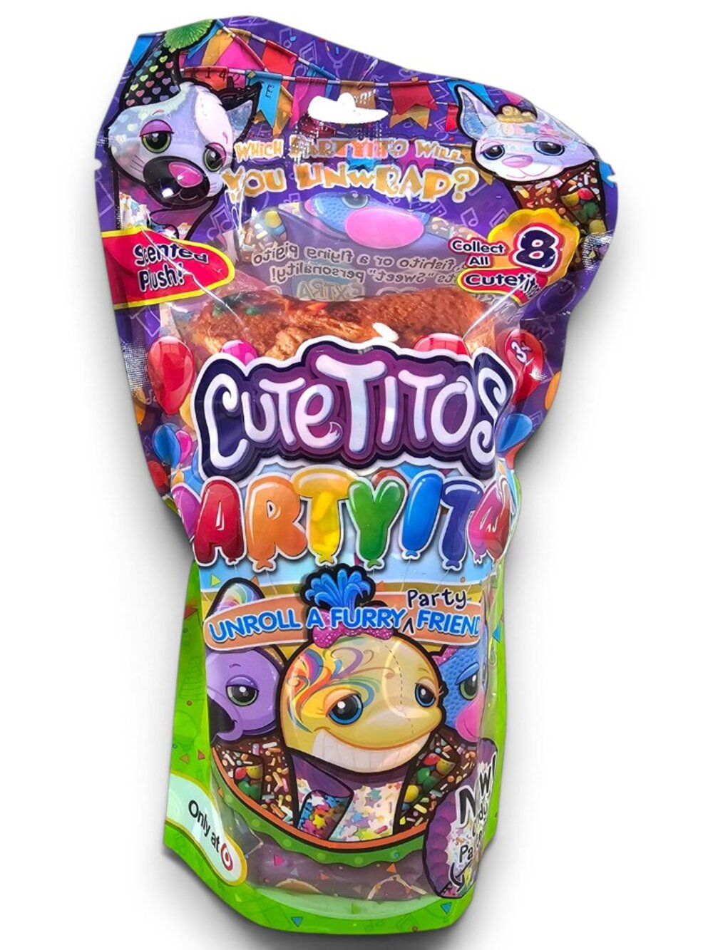 Basic Fun Cutetitos Partyitos Blind Bag Plush Stuffed Toy Scented NEW 2021